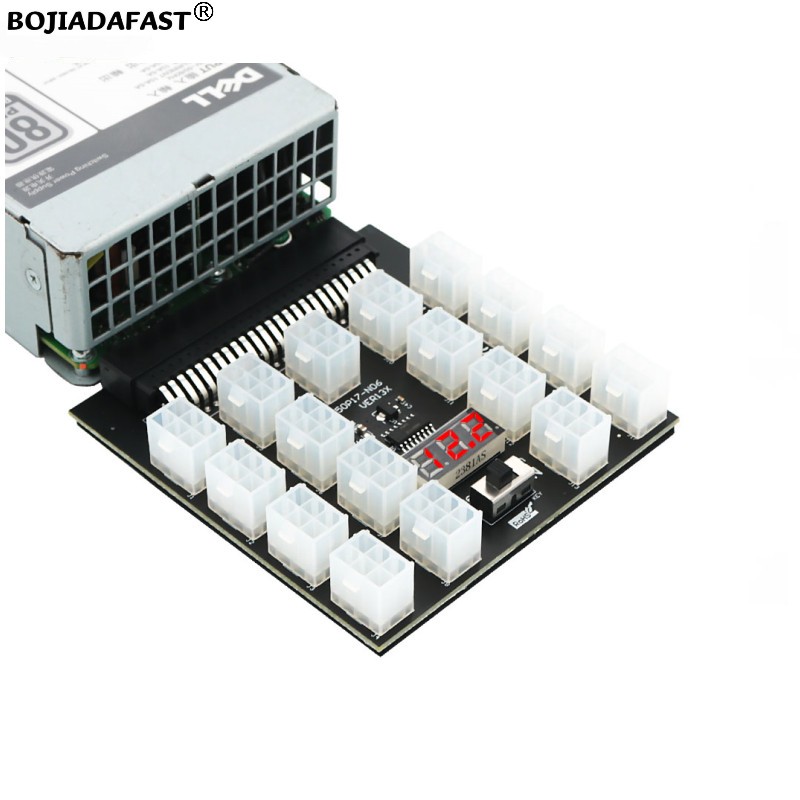 17 * Konektor PCI-E 6Pin Papan - 2400W Server Psu Breakout Board ulasan dan harga